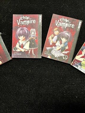 Chibi Vampire Manga Volumes (Red Cover)
